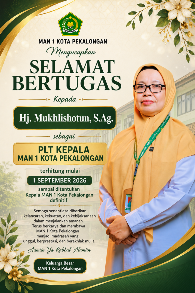 Plt Kepala MAN 1 Kota Pekalongan
