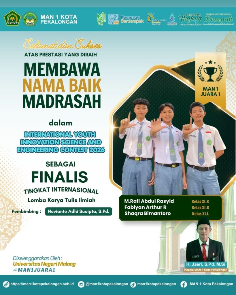 finalis international youth innovation science and enginering contest 2026