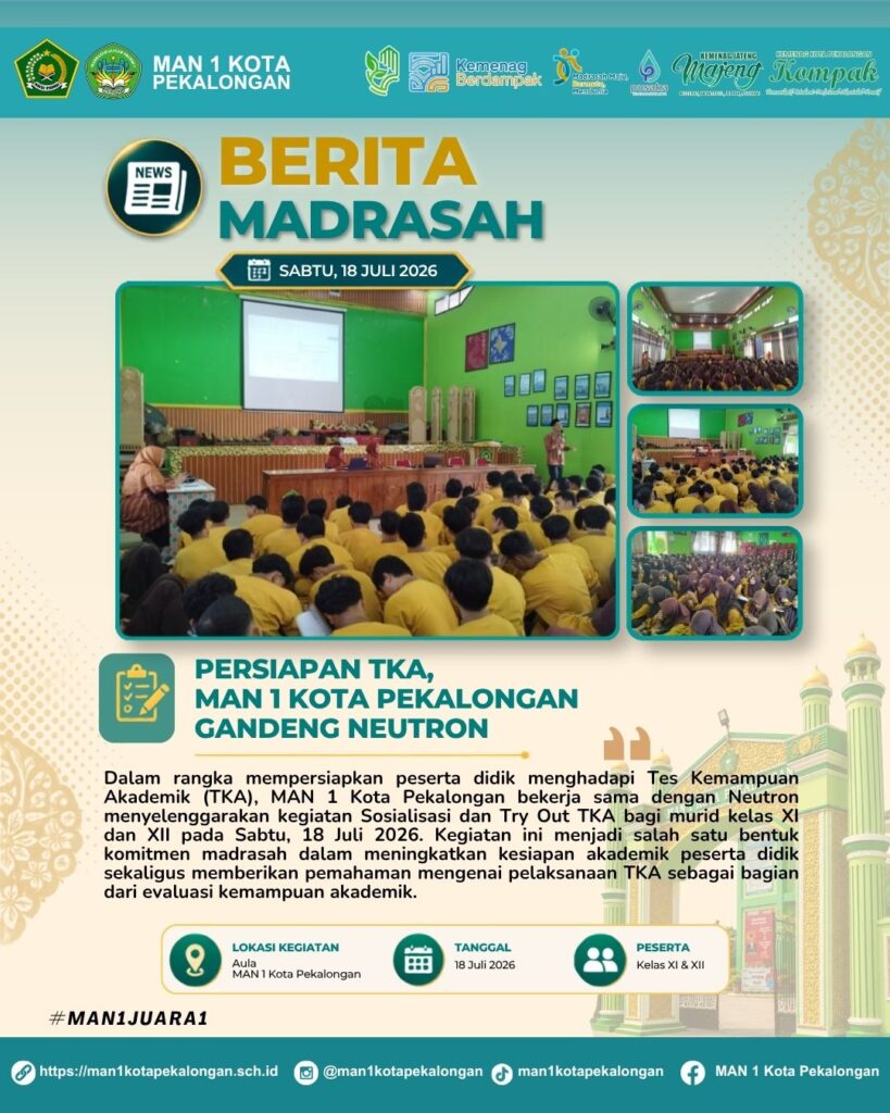 persiapan TKA bersama newtron