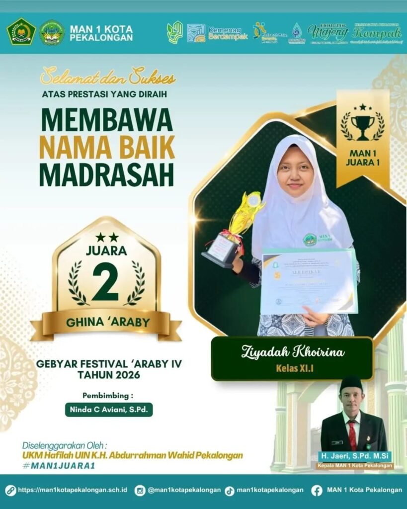 juara 2 ghina araby pada gebyar festival araby IV 2026