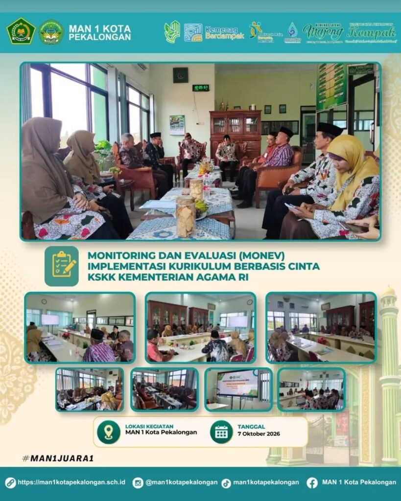 monev implementasi KBC KSKK Kemenag RI