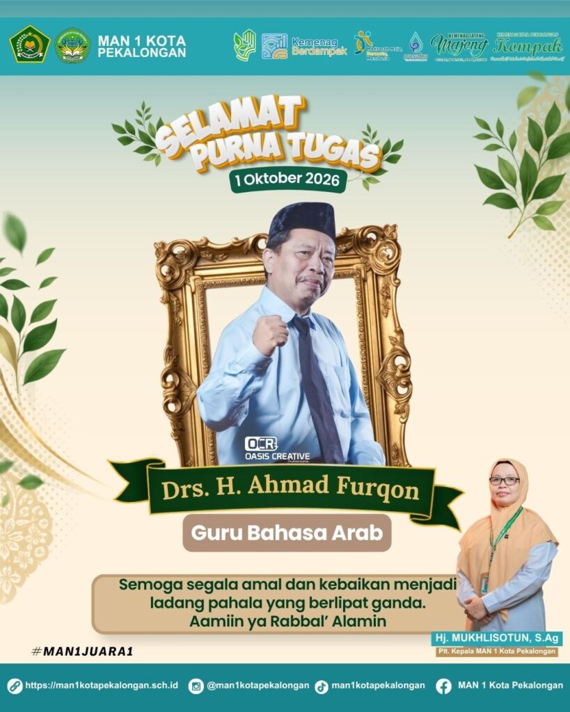 selamat purna tugas bapak h ahmad furqon